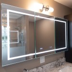 Led Light Bathroom Mirror with Storage